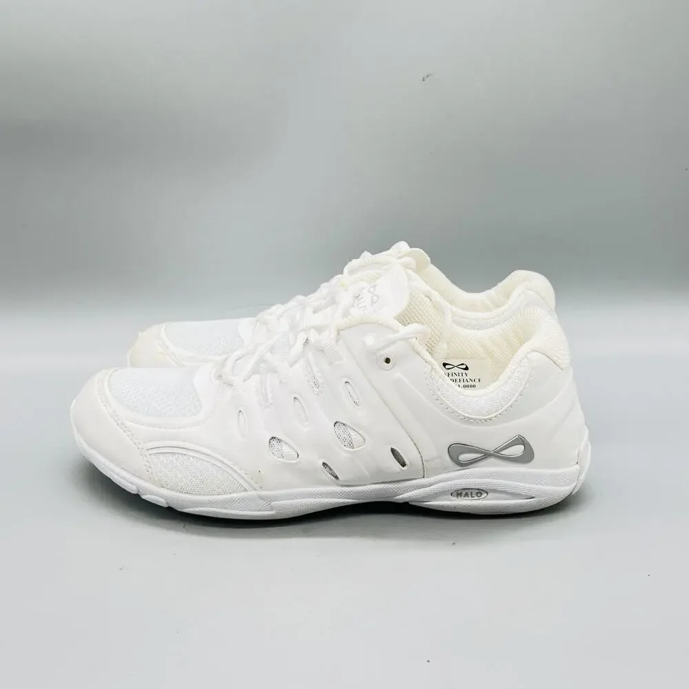 Nfinity Shoes Women 8 White Halo Defiance Cheerleading Athletic Sneakers Comfort